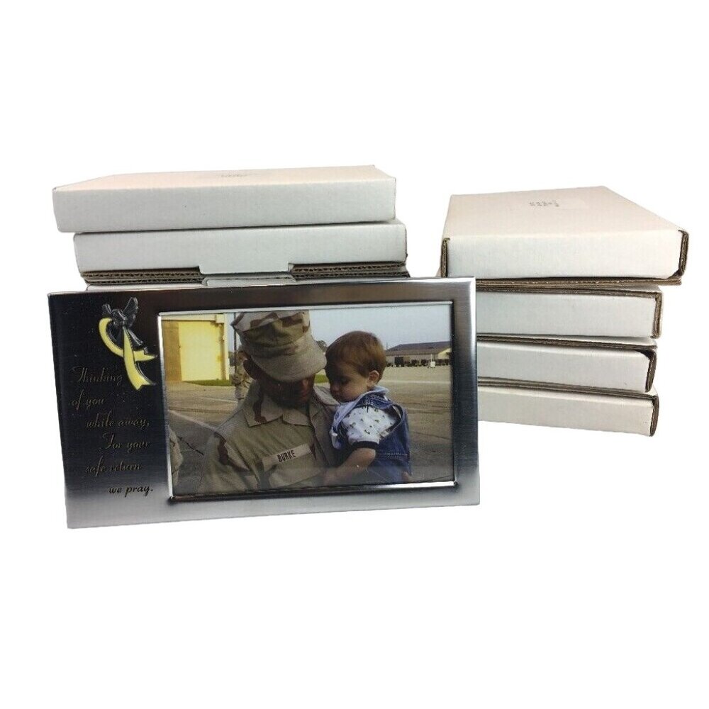 Picture Frames Keepsake Yellow Ribbon Quote Lot 10 Orignal Boxes u